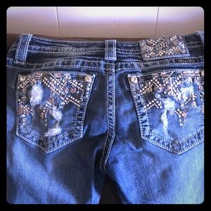 Once worn Miss Me skinny jeans